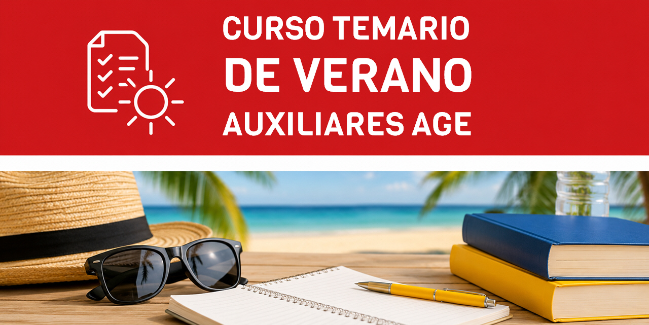 CURSO TEMARIO DE VERANO AUXILIARES AGE
