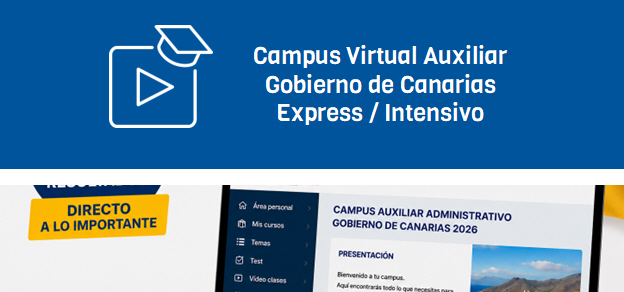 CAMPUS AUXILIAR GOBIERNO DE CANARIAS 2026